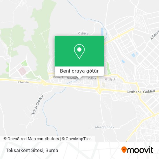 Teksarkent Sitesi harita