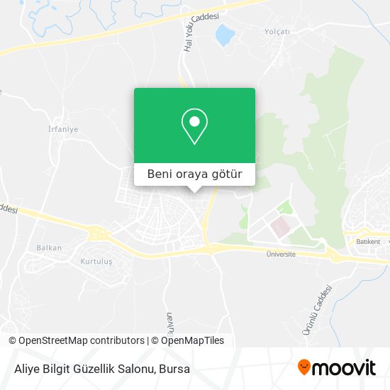 Aliye Bilgit Güzellik Salonu harita
