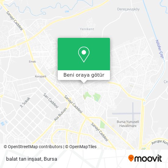 balat tan inşaat harita
