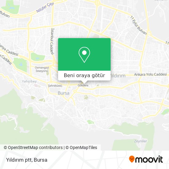 Yıldırım ptt harita