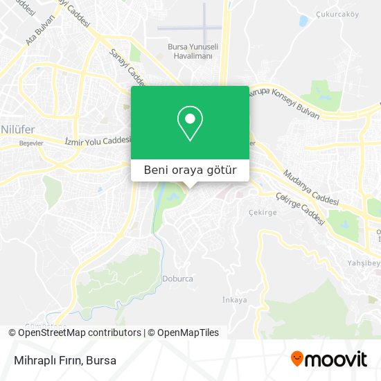 Mihraplı Fırın harita