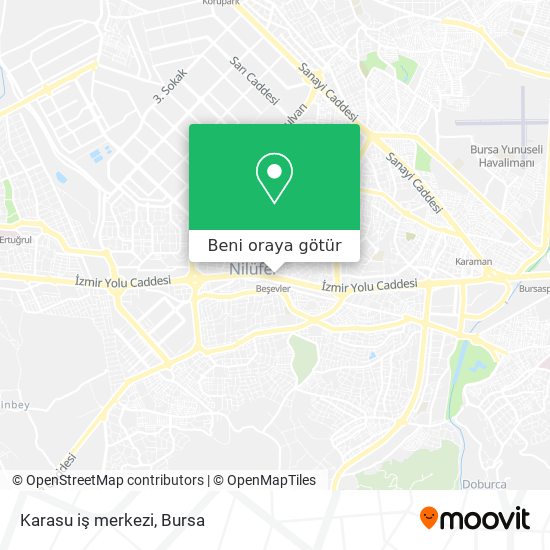 Karasu iş merkezi harita