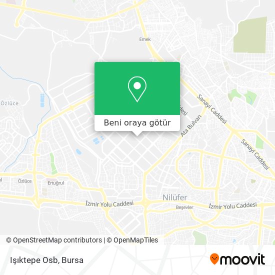 Işıktepe Osb harita