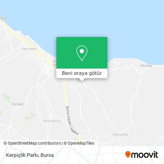 Kerpiçlik Parkı harita