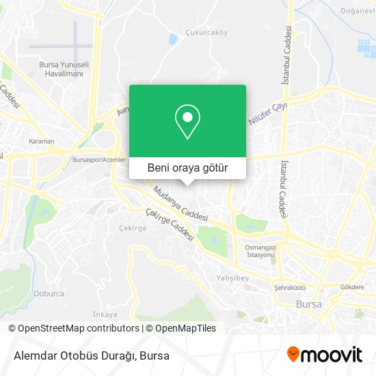 Alemdar Otobüs Durağı harita