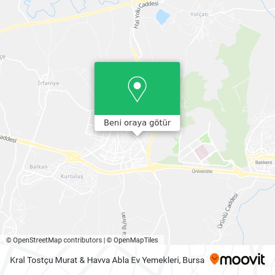 Kral Tostçu Murat & Havva Abla Ev Yemekleri harita
