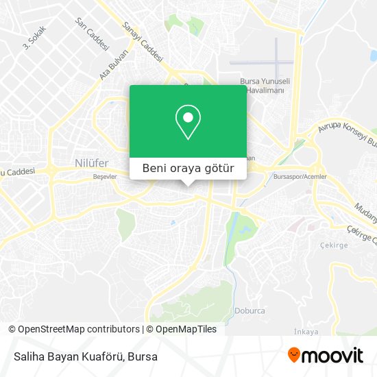 Saliha Bayan Kuaförü harita