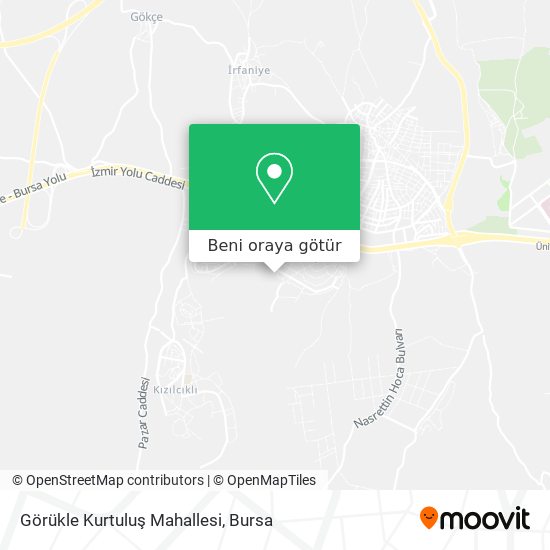 Görükle Kurtuluş Mahallesi harita