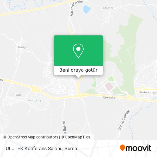 ULUTEK Konferans Salonu harita