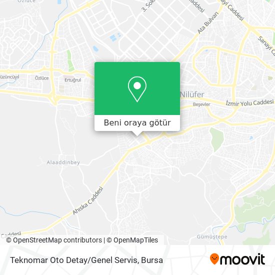 Teknomar Oto Detay / Genel Servis harita