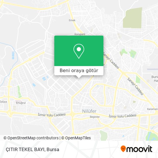 ÇITIR TEKEL BAYI harita