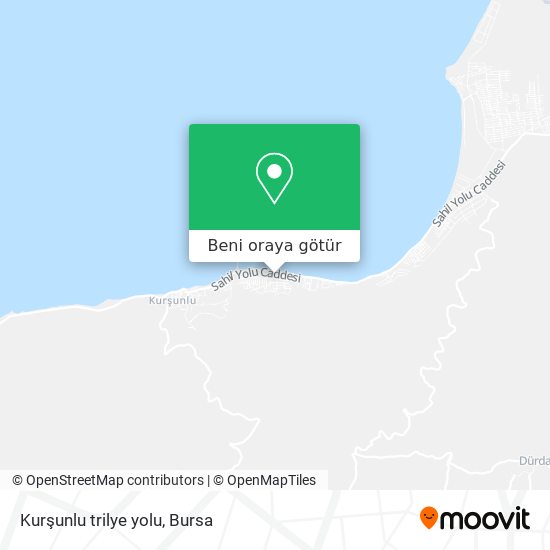 Kurşunlu trilye yolu harita