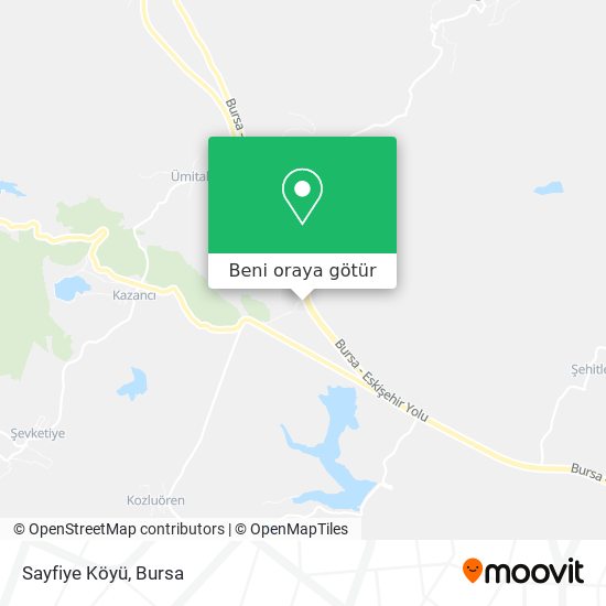 Sayfiye Köyü harita