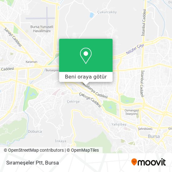 Sırameşeler Ptt harita