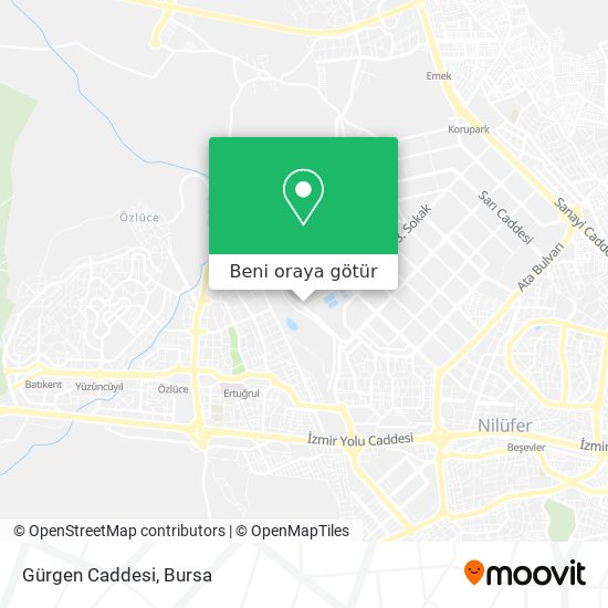 Gürgen Caddesi harita