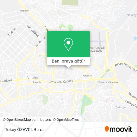 Tokay ÖZAVCI harita