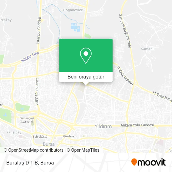 Burulaş D 1  B harita