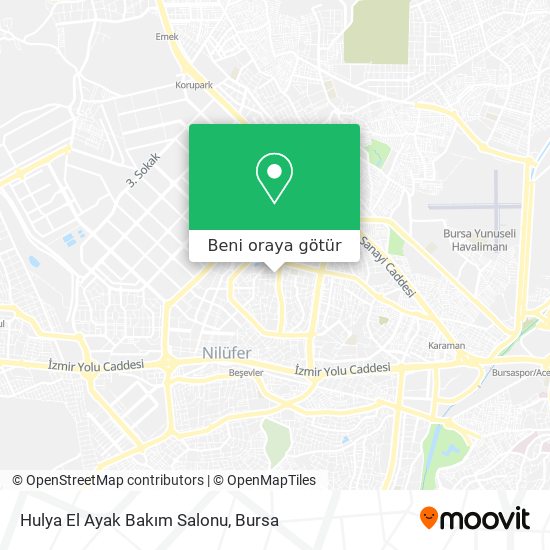 Hulya El Ayak Bakım Salonu harita