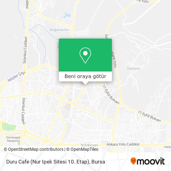 Duru Cafe (Nur Ipek Sitesi 10. Etap) harita