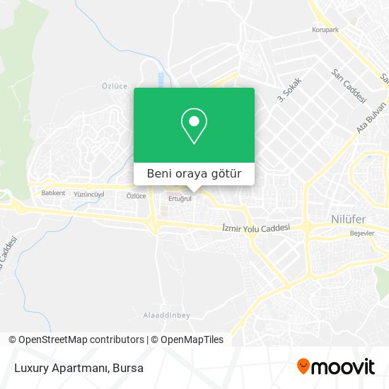 Luxury Apartmanı harita