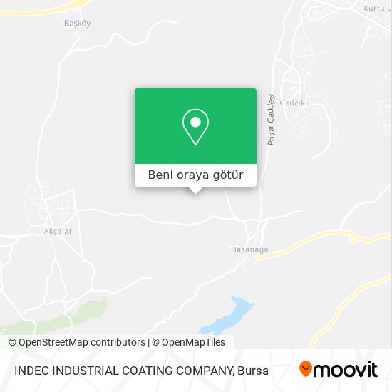 INDEC INDUSTRIAL COATING COMPANY harita