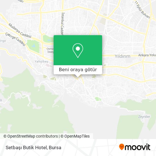 Setbaşı Butik Hotel harita