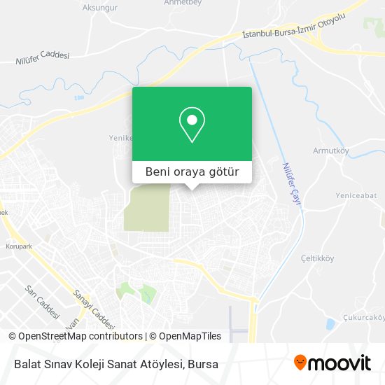 Balat Sınav Koleji Sanat Atöylesi harita