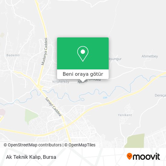 Ak Teknik Kalıp harita