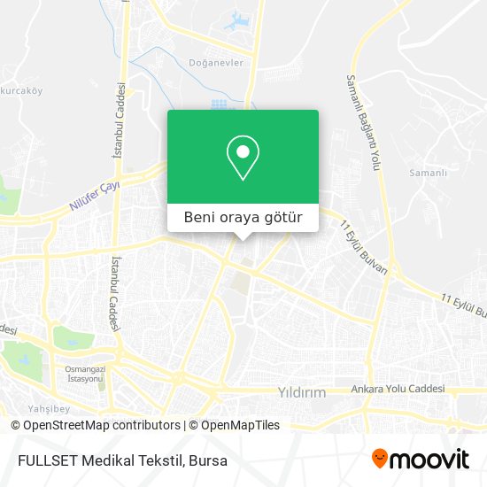 FULLSET Medikal Tekstil harita