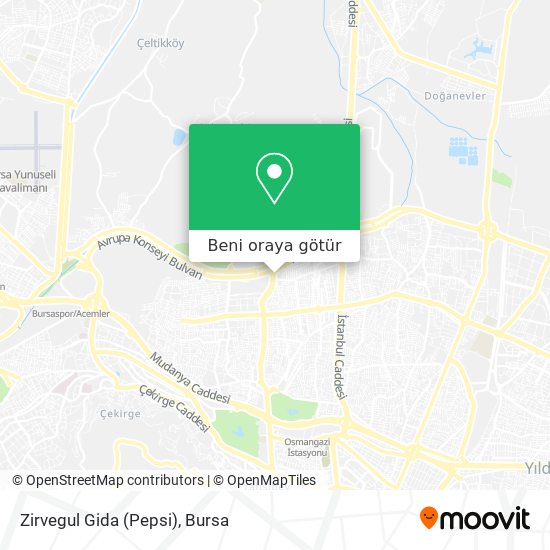 Zirvegul Gida (Pepsi) harita