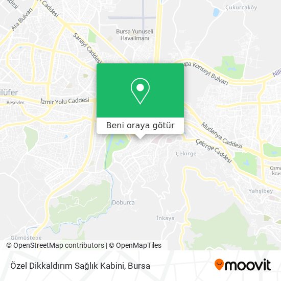 Özel Dikkaldırım Sağlık Kabini harita