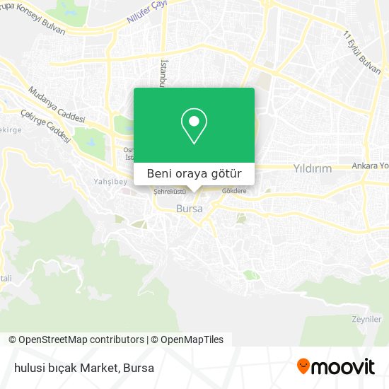 hulusi bıçak Market harita