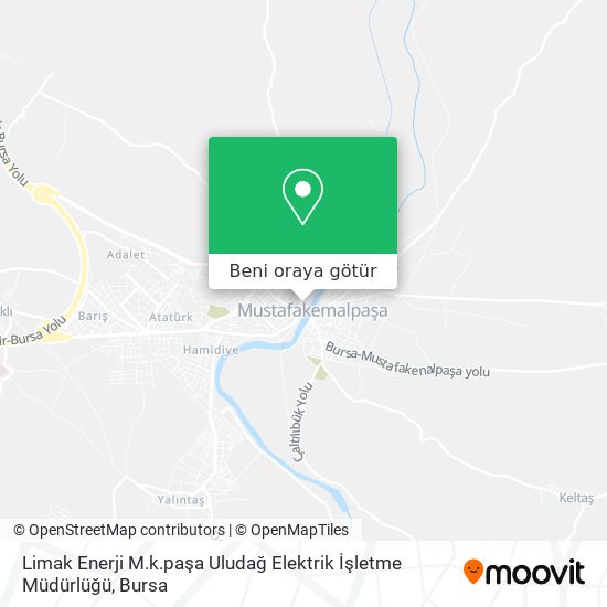 Limak Enerji M.k.paşa Uludağ Elektrik İşletme Müdürlüğü harita