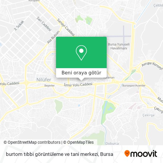 burtom tıbbi görüntüleme ve tani merkezi harita