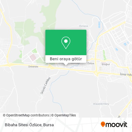 Bibaha Sitesi Özlüce harita