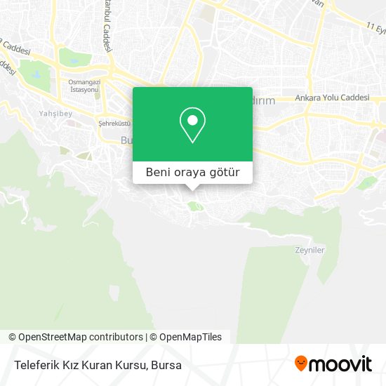 Teleferik Kız Kuran Kursu harita