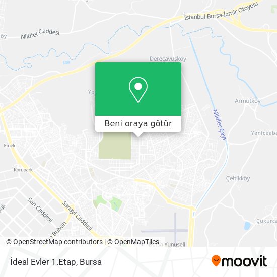 İdeal Evler 1.Etap harita
