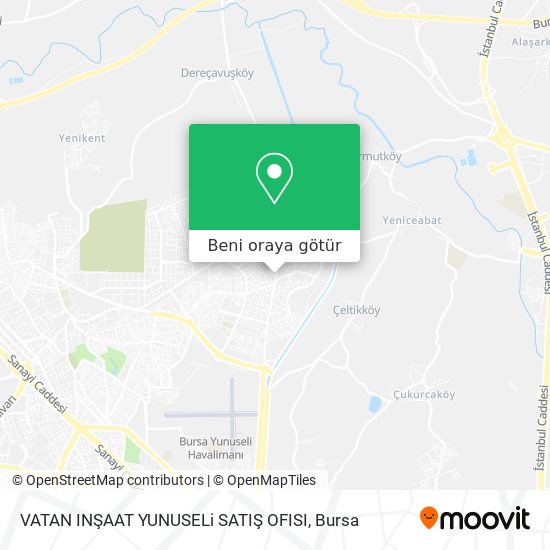 VATAN INŞAAT  YUNUSELi SATIŞ OFISI harita