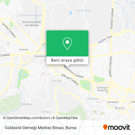 Güldeste Derneği Merkez Binası harita