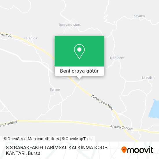 S.S BARAKFAKİH TARİMSAL KALKİNMA KOOP. KANTARI harita