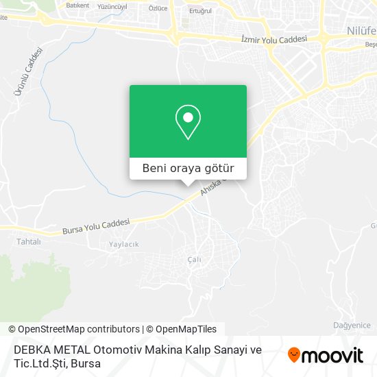 DEBKA METAL Otomotiv Makina Kalıp Sanayi ve Tic.Ltd.Şti harita