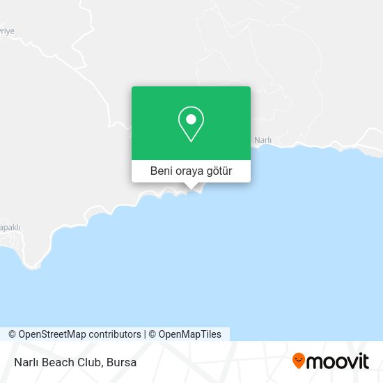 Narlı Beach Club harita