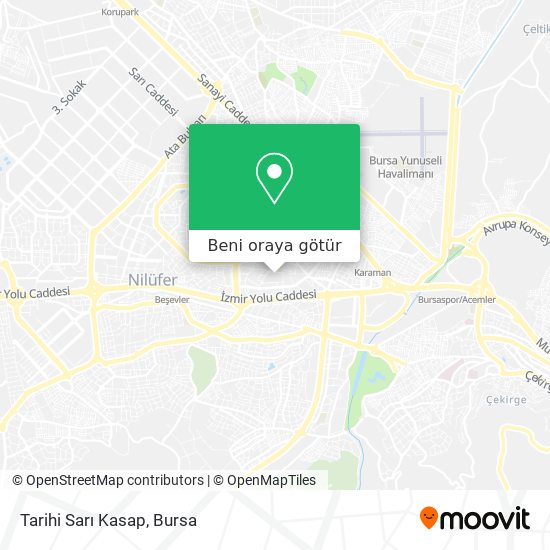 Tarihi Sarı Kasap harita