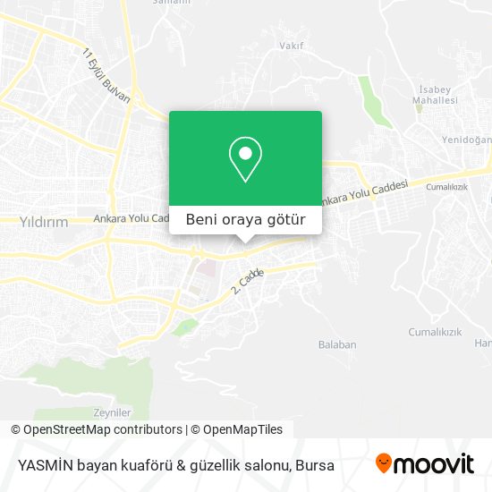 YASMİN bayan kuaförü & güzellik salonu harita