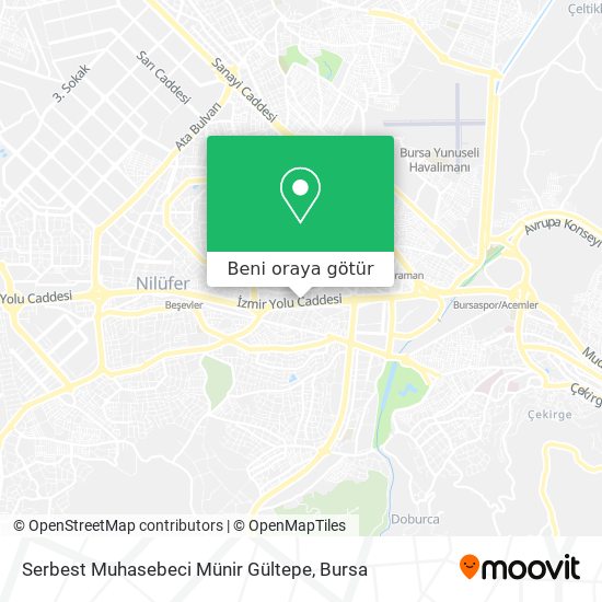 Serbest Muhasebeci Münir Gültepe harita