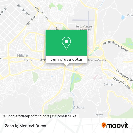 Zeno İş Merkezi harita