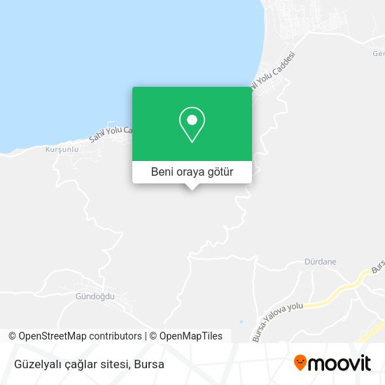 Güzelyalı çağlar sitesi harita