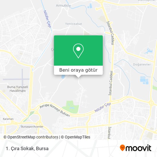 1. Çıra Sokak harita