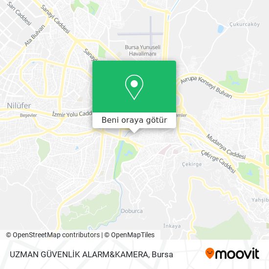 UZMAN GÜVENLİK ALARM&KAMERA harita