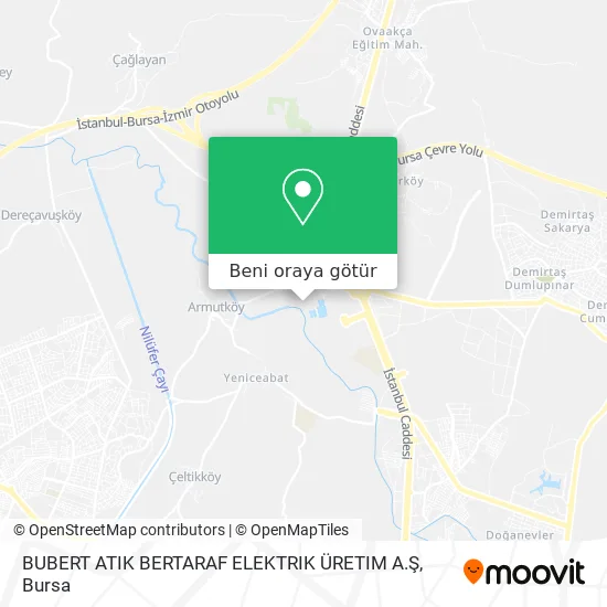 BUBERT ATIK BERTARAF ELEKTRIK ÜRETIM A.Ş harita